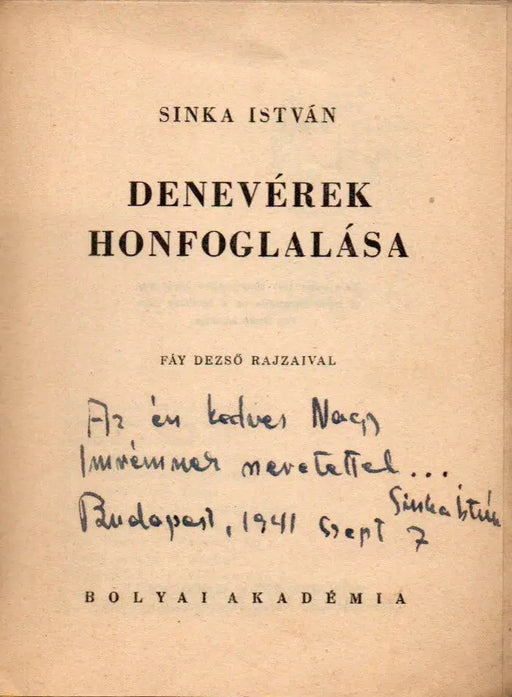 Denevérek honfoglalása - Oskola Antikvárium