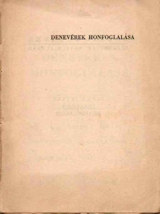 Denevérek honfoglalása - Oskola Antikvárium