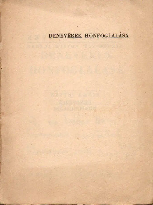 Denevérek honfoglalása - Oskola Antikvárium