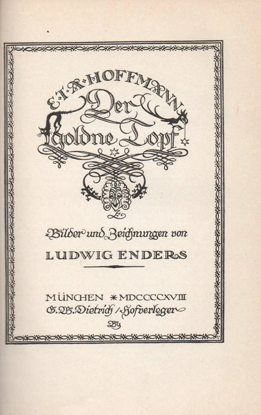 Der goldne Topf - Oskola Antikvárium