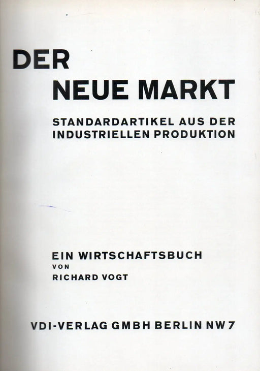 Der neue Markt - Oskola Antikvárium