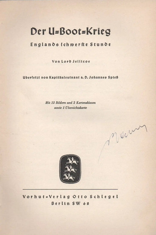 Der U - Boot - Krieg - Oskola Antikvárium