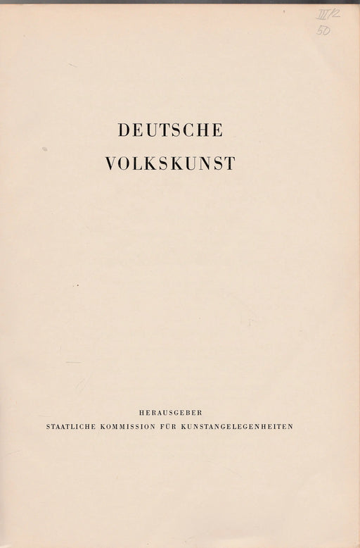 Deutsche Volkskunst - Oskola Antikvárium