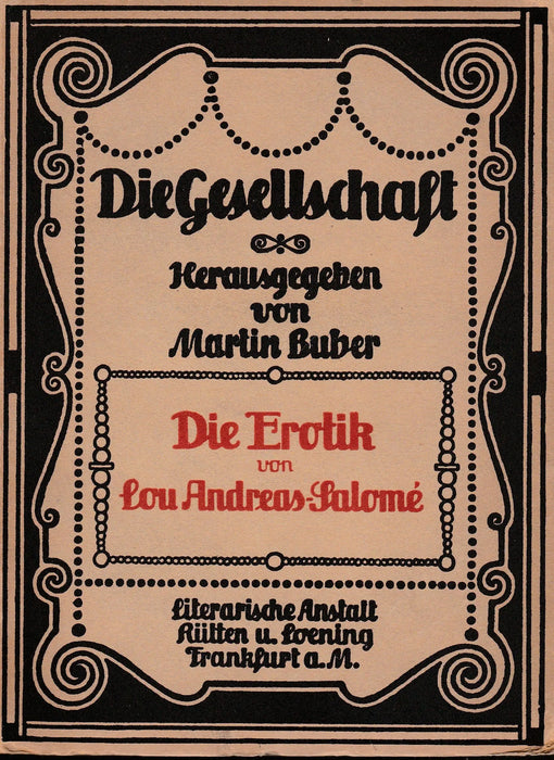Die Erotik - Oskola Antikvárium