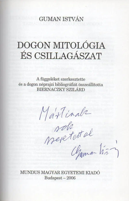 Dogon mitológia és csillagászat - Oskola Antikvárium