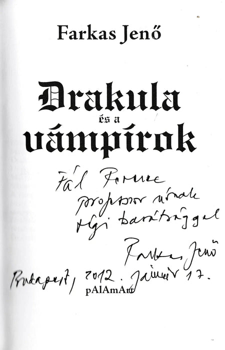 Drakula és a vámpírok - Oskola Antikvárium