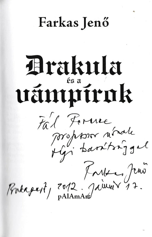 Drakula és a vámpírok - Oskola Antikvárium