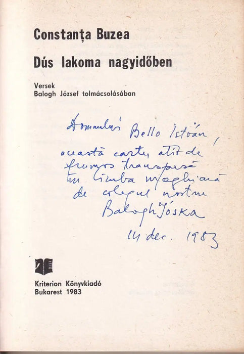 Dús lakoma nagyidőben - Oskola Antikvárium