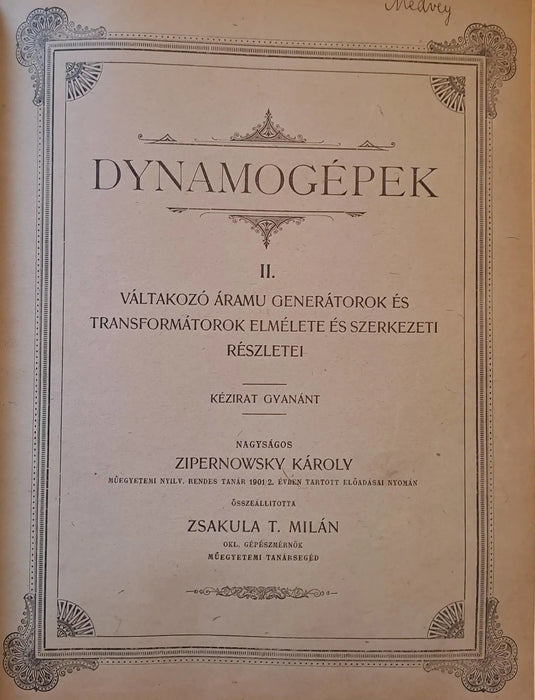 Dynamogépek I - II. - Oskola Antikvárium