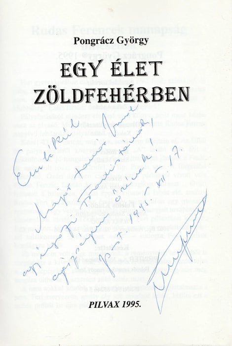 Egy élet zöldfehérben - Oskola Antikvárium