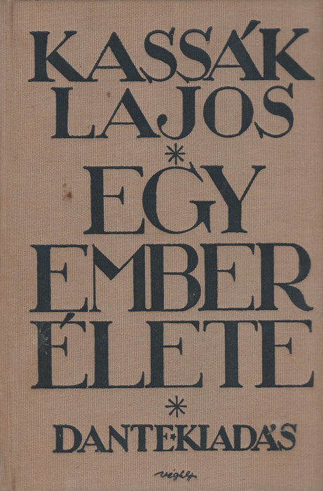 Egy ember élete - Oskola Antikvárium