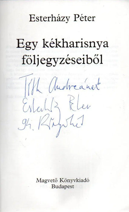 Egy kékharisnya följegyzéseiből - Oskola Antikvárium