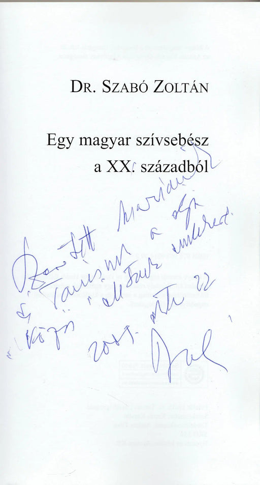 Egy magyar szívsebész a XX. századból - Oskola Antikvárium
