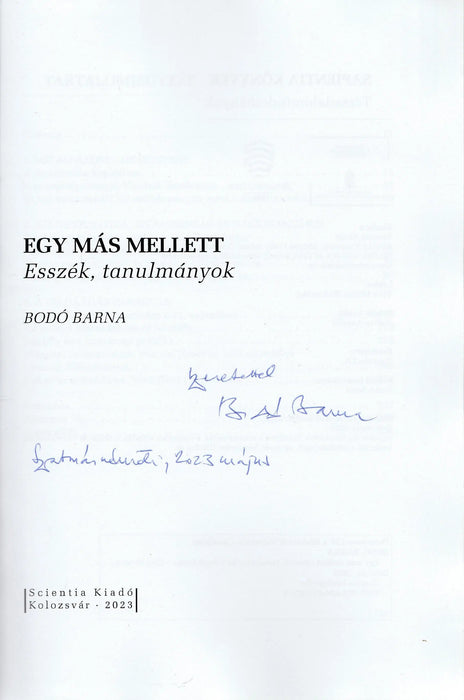 Egy más mellett - Oskola Antikvárium