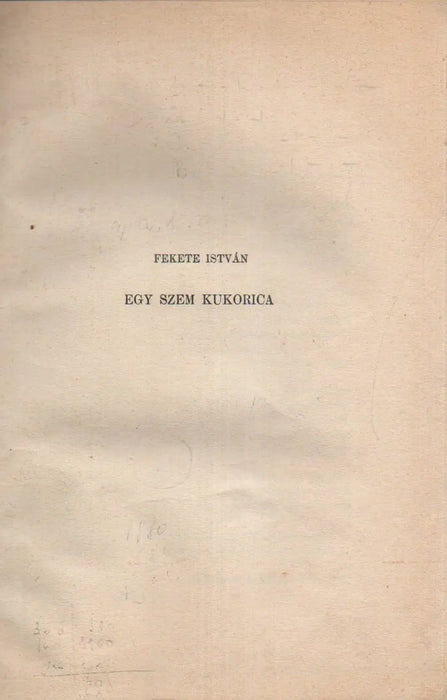 Egy szem kukorica - Oskola Antikvárium