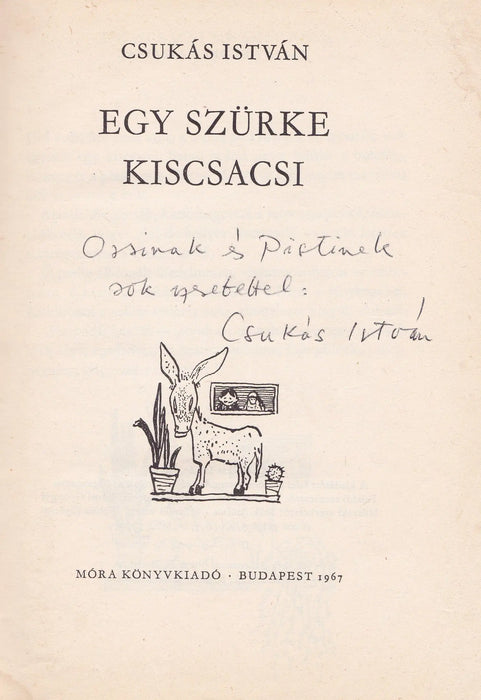 Egy szürke kiscsacsi - Oskola Antikvárium