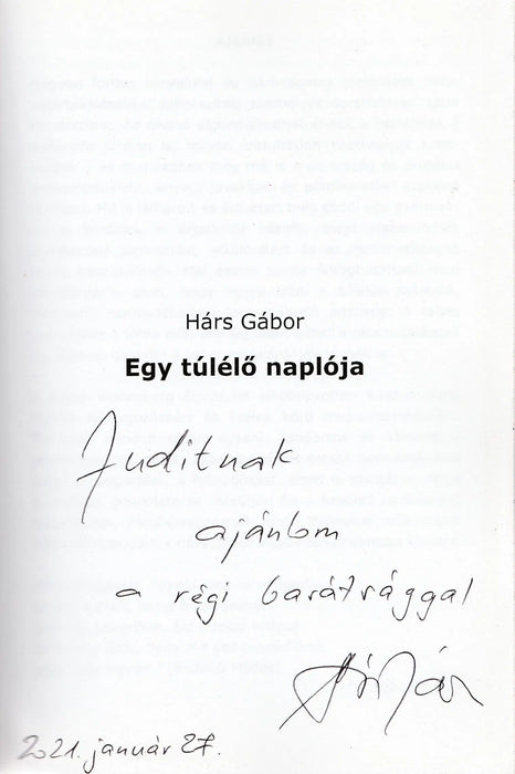 Egy túlélő naplója - Oskola Antikvárium