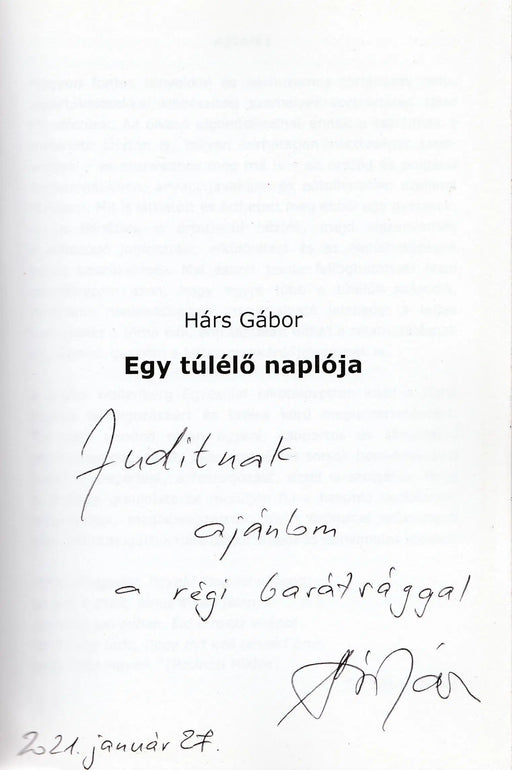 Egy túlélő naplója - Oskola Antikvárium