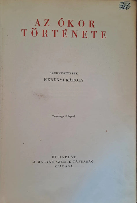 Egyetemes történet I - IV. - Oskola Antikvárium