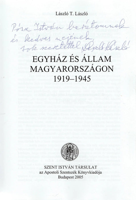 Egyház és állam Magyarországon - Oskola Antikvárium