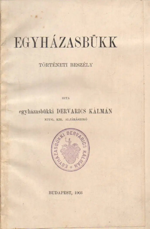 Egyházasbükk - Oskola Antikvárium