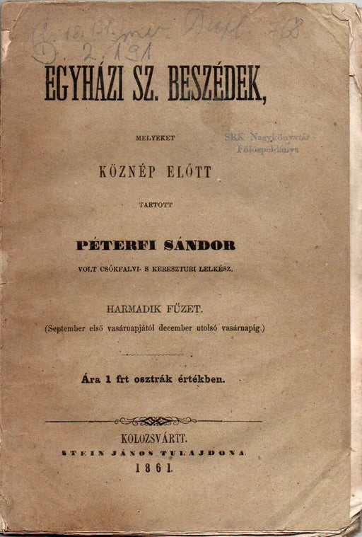Egyházi sz. beszédek III. - Oskola Antikvárium