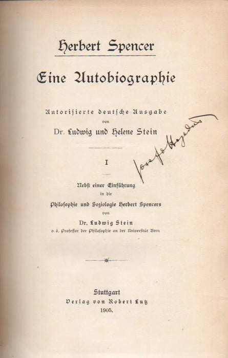 Eine Autobiographie I - II. - Oskola Antikvárium