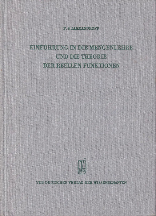 Einführung in die Mengenlehre und die Theorie der reellen Funktionen - Oskola Antikvárium
