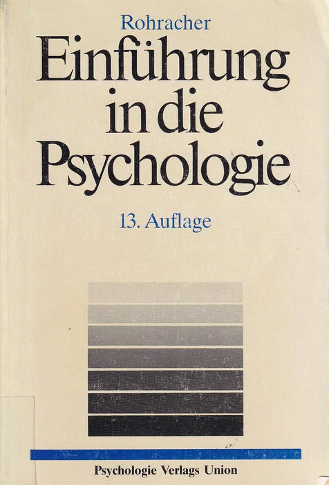 Einführung in die Psychologie - Oskola Antikvárium