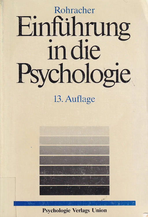 Einführung in die Psychologie - Oskola Antikvárium