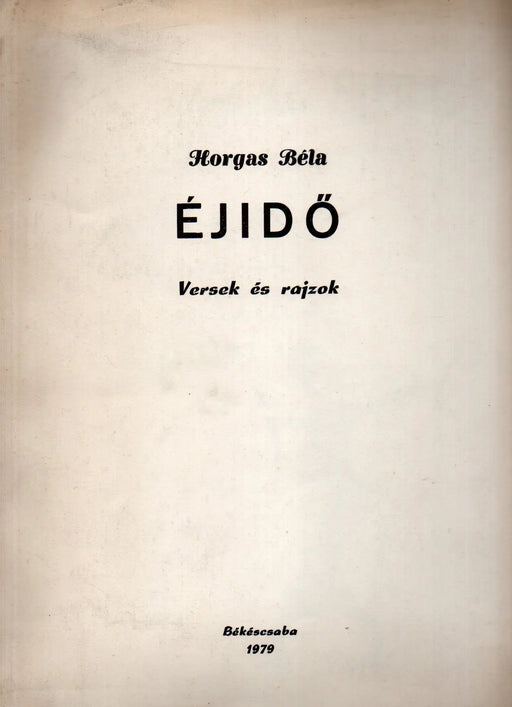 Éjidő - Oskola Antikvárium