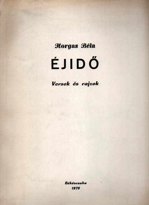 Éjidő - Oskola Antikvárium
