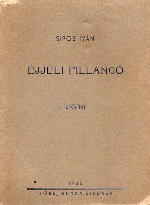 Éjjeli pillangó - Oskola Antikvárium