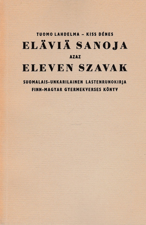 Eläviä sanoja azaz Eleven szavak - Oskola Antikvárium