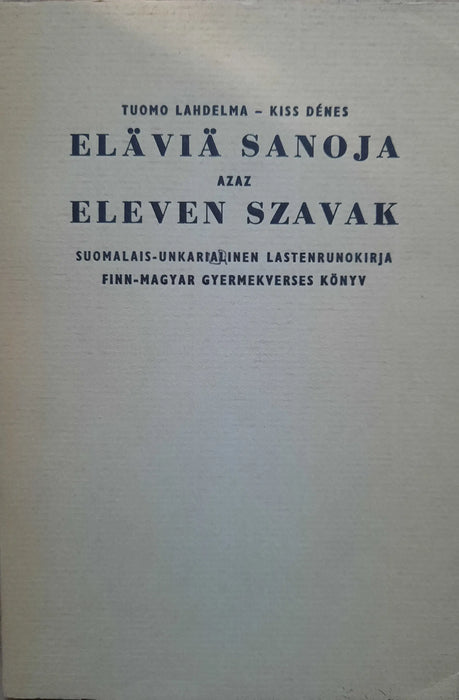 Eläviä sanoja azaz Eleven szavak - Oskola Antikvárium