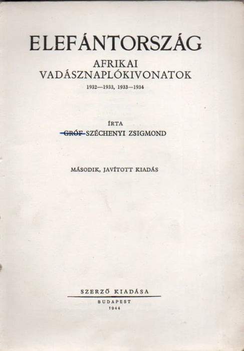 Elefántország - Oskola Antikvárium