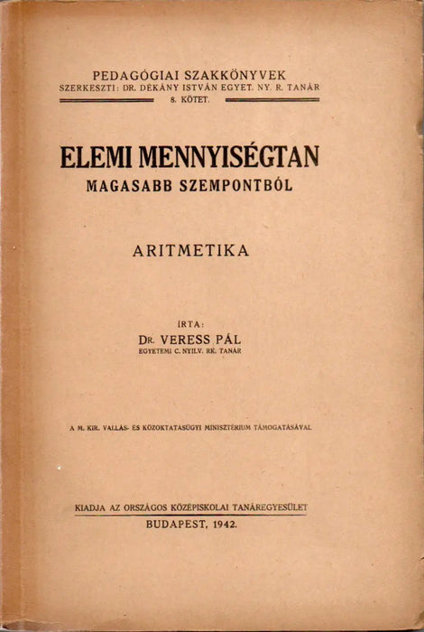 Elemi mennyiségtan magasabb szempontból - Oskola Antikvárium