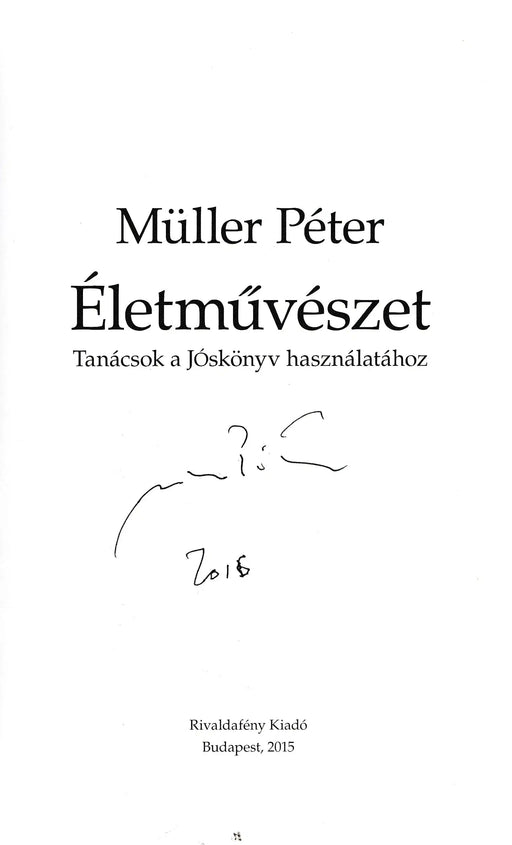 Életművészet - Oskola Antikvárium