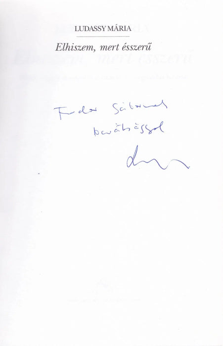 Elhiszem, mert ésszerű - Oskola Antikvárium