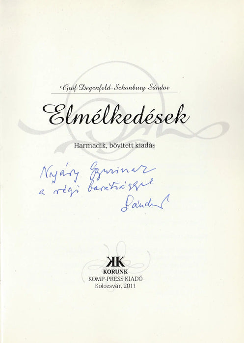 Elmélkedések - Oskola Antikvárium