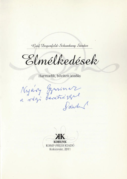 Elmélkedések - Oskola Antikvárium