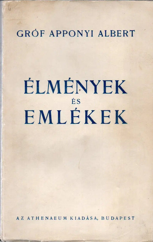 Élmények és emlékek - Oskola Antikvárium