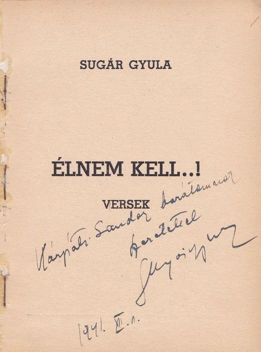 Élnem kell...! - Oskola Antikvárium