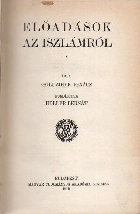 Előadások az iszlámról - Oskola Antikvárium