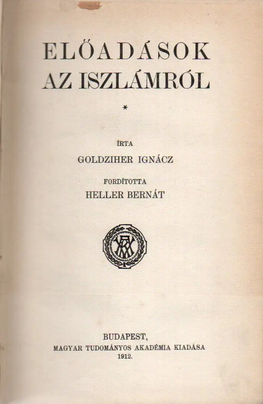 Előadások az iszlámról - Oskola Antikvárium