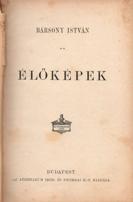 Élőképek - Oskola Antikvárium