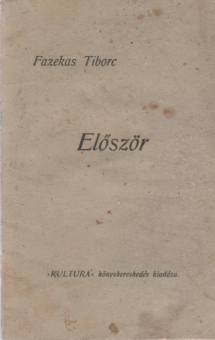 Először - Oskola Antikvárium