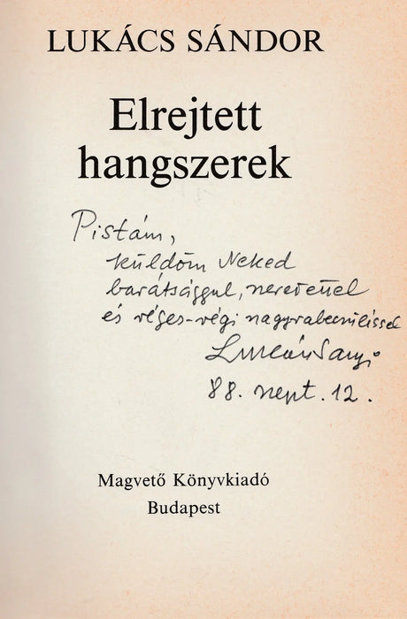 Elrejtett hangszerek - Oskola Antikvárium