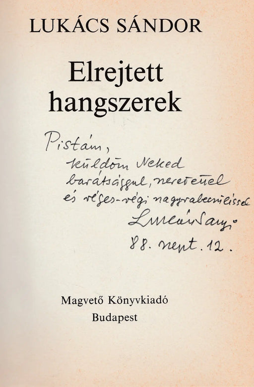 Elrejtett hangszerek - Oskola Antikvárium