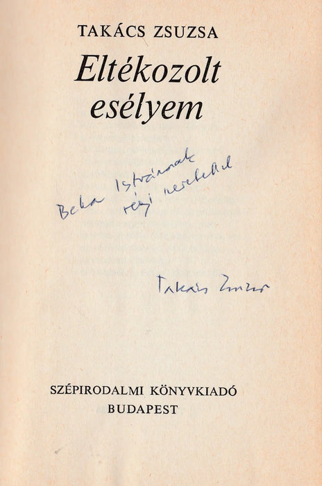 Eltékozolt esélyem - Oskola Antikvárium